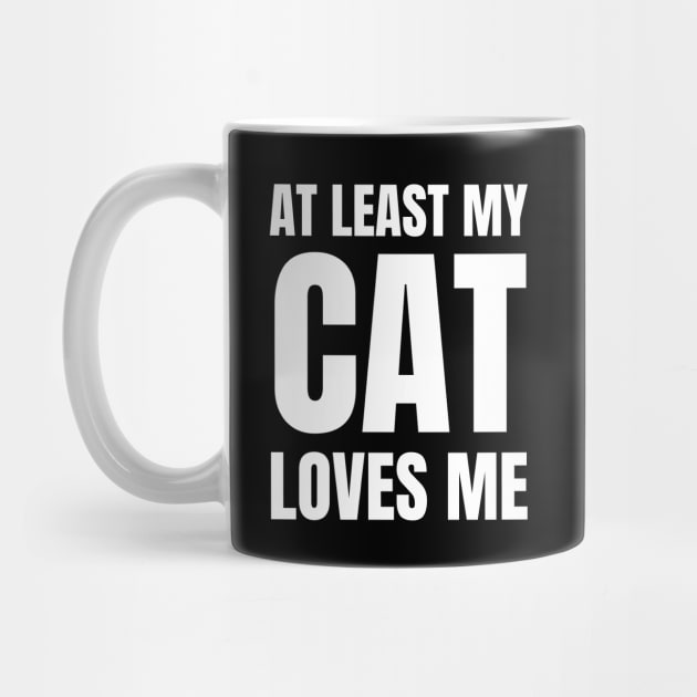 At least my cat loves me by InspiredCreative